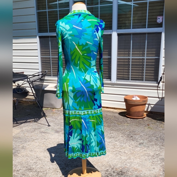 Exquisitely Chic Vintage Emilio Pucci Silk Jersey Dress - Picture 5 of 8
